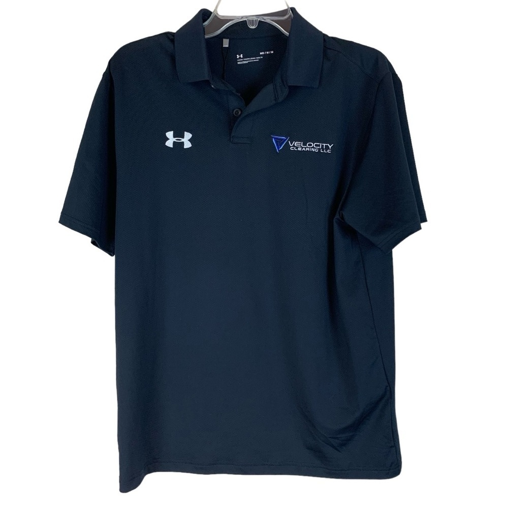 UNDER ARMOUR LOOSE COUPE LACHE POLO COLLAR SHIRT TOP